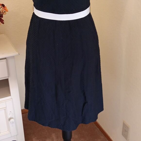 Banana Republic Textured Fit and Flare Dress - Picture 8 of 12